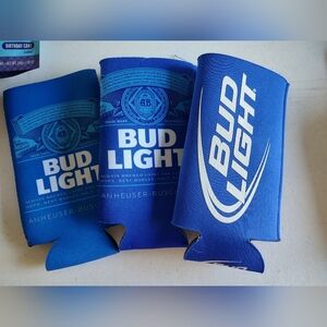 Bud Light Blue Can Coolers